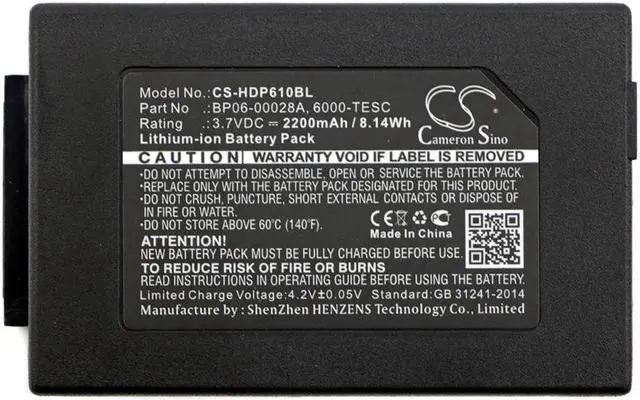 Alt view image 5 of 5 - Estry Battery Replacement for ScanPal 5100 Dolphin 6110 Dolphin 6500 Dolphin 6100 BP06-00028A BP06-00029A 6000-BTSC 6000-TESC