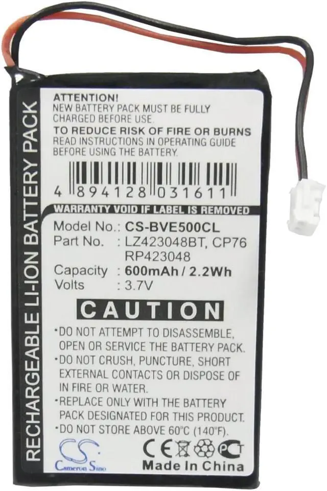 Alt view image 5 of 5 - Estry Battery Replacement for Grundig Calios 1 Calios 1A Calios H1 RP423048 LZ423048BT CP76 LZ423048