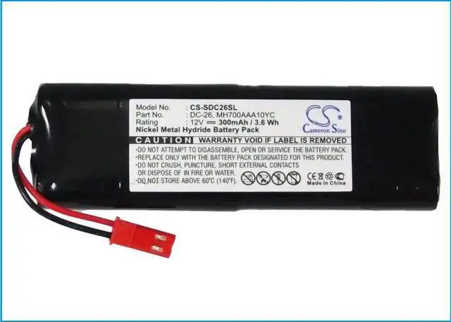 Alt view image 5 of 5 - Estry Battery Replacement for ST100-P Prohunter SD-2400 SWR-1 DC-26 650-053 MH700AAA10YC