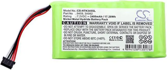 Alt view image 3 of 4 - Estry Battery Replacement for Hioki 3197 PW9002 PW3360 Clamp On Power Logger 3196 PW336X power loggers 3455 PW3360 3A992 9459