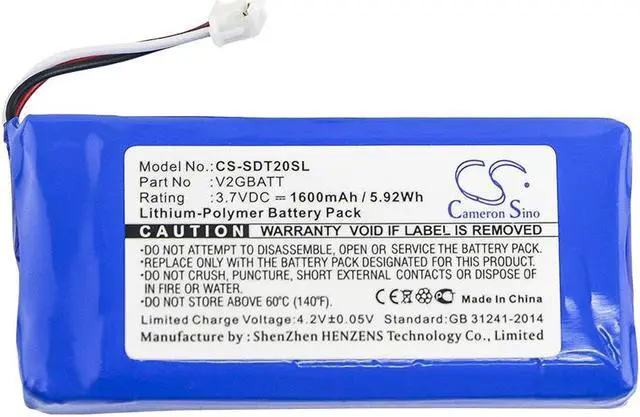 Alt view image 3 of 4 - Estry Battery Replacement for TEK 2.0 GPS Collar TEK-V2LT TEK-2L V2GBATT