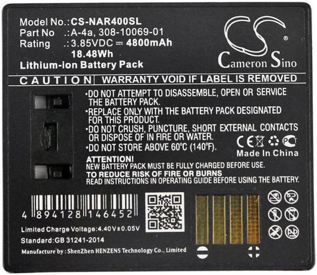 Alt view image 3 of 3 - Estry Battery Replacement for Arlo VMC5040 Ultra + VMA5400-10000S Pro 4 VMS5140 Ultra 4K UHD Ultra 308-10069-01 A-4a