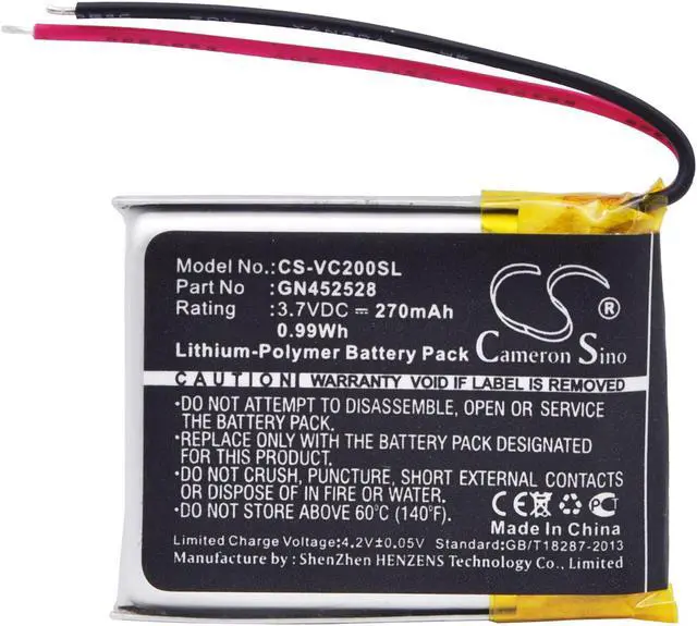 Alt view image 5 of 5 - Estry Battery Replacement for Voice Caddie VC200 VC200 Voice GN452528