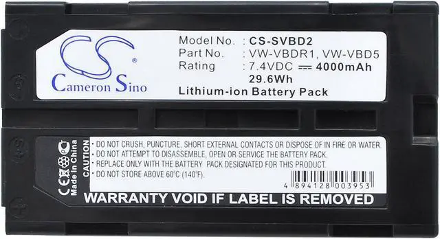 Alt view image 5 of 5 - Estry Battery Replacement for RCA PRO-V742 PRO-V730 CC-8251 VM-BPL27 VM-BPL27A BPL30