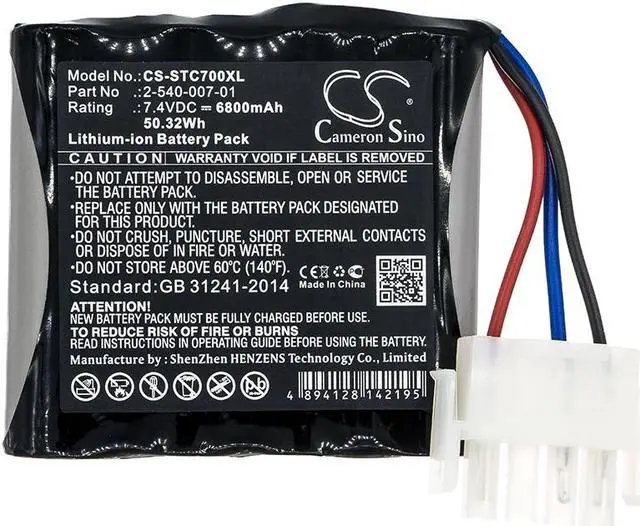 Alt view image 3 of 5 - Estry Battery Replacement for Soundcast Outcast VG7 2-540-007-01