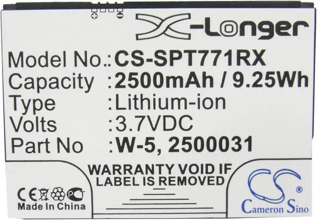 Alt view image 5 of 5 - Estry Battery Replacement for AT&T Unite UNITE-344B W-5 2500031 2500060