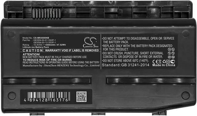 Alt view image 3 of 4 - Estry Battery Replacement for Shinelon T50 T50-581S1N GE5S02 GE5S01 T50TI T50-781S1N GE5SN-03-12-3S2P-1 GI5KN-00-10-331P-0 GE5SN-00-01-3S2P-1