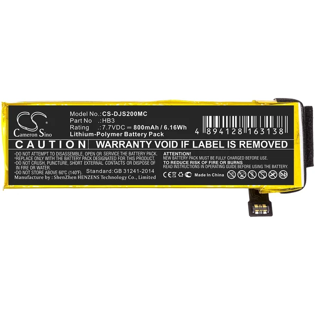 Alt view image 3 of 5 - Estry Battery Replacement for DJI Osmo Pocket Osmo Pocket 2 Osmo Pocket II HB3