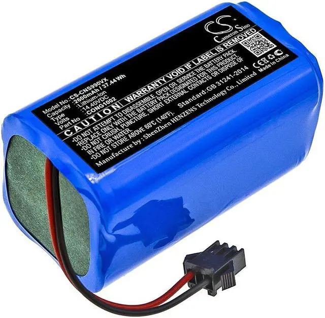 Main image of Estry Battery Replacement for Conga 1090 1090 Connected 1790 Titanium 990 Vital Excellence 990 1099 1790 Ultra 1790 Vital 990