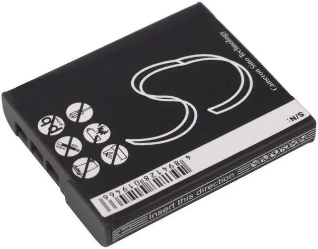 Alt view image 3 of 5 - Estry Battery Replacement for DSC-W120 DSC-W290/T DSC-T70 DSC-W100S DSC-H70S DSC-W100B DSC-H20 DSC-W70B DSC-W150/R 
 DSC-W70S DSC-W115 DSC-W290 DSC-W100B NP-FG1 NP-BG1