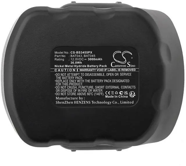 Alt view image 5 of 5 - Estry Battery Replacement for PSR 12VE PAG 12 Exact 12 JAN-55 PSR 12 Exact 700 PSB 12 VE-2 22612 3455 2 607 335 263 2 607 335 414 2 607 336 002 2 607 335 274 2 607 335 487 BAT139