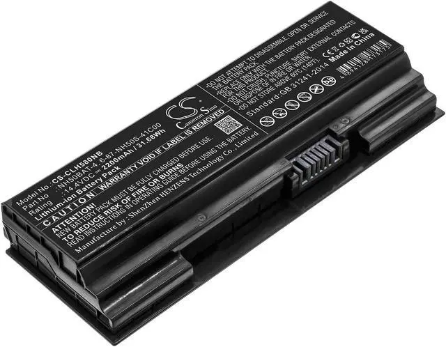 Main image of Estry Battery Replacement for Sager NP6875 NP7852 NP6854(NH58RHQ) NP6856-S NP7856 NP6856 NP7852(NH55EDQ) NP6855(NH58RAQ) NP6855 NH50BAT-4 6-87-NH50S-41C00