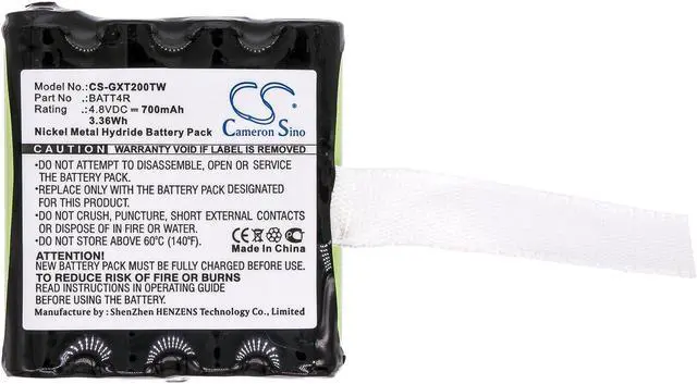 Alt view image 5 of 5 - Estry Battery Replacement for Midland G300M G225 G223 G227 GXT200 G300 GXT250 G226 BATT-4R BATT4R