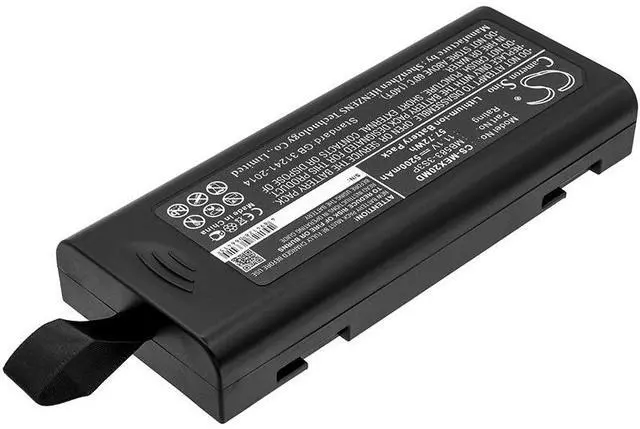 Alt view image 2 of 5 - Estry Battery Replacement for Accutorr 3 Accutorr 7 T8 DPM7 T6 Passport 17m BeneView T6 T5 Benevision N17 Patient DPM 6 022-000008-00 LI23S002A M05-010002-6 115-018012-00 MB583-3S3P