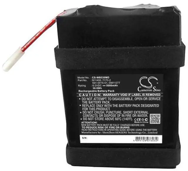 Alt view image 5 of 5 - Estry Battery Replacement for 300 Vital Signs 53NTO Vital Signs 45NEO 300 VSM 530TP 53NOP 53NTO 450EO 5300-101 B11400 OM11277 7170-2 501-0015-01 4500-84 MED0023 4200-84 AS11277 B11453 B11277