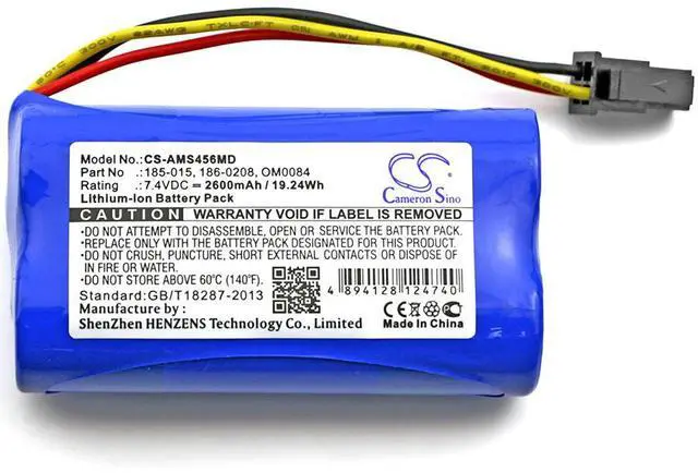 Alt view image 3 of 5 - Estry Battery Replacement for Aspect Medical System BIS VISTA Vista View BIS BIS Vista ing VTI 14564 BIS Vista ing System 185-0152 OM0084 186-0208