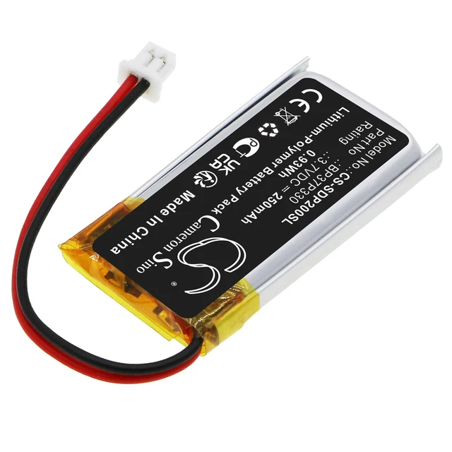 Alt view image 2 of 5 - Estry Battery Replacement for DA 280C 282C 202C BP37P330