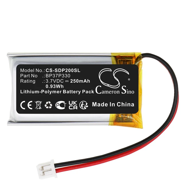Alt view image 3 of 5 - Estry Battery Replacement for DA 280C 282C 202C BP37P330