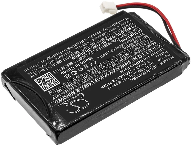 Alt view image 2 of 5 - Estry Battery Replacement for RTI T2+ T1 T1B Theater T2 T1-B ATB-950 ATB-950-SANUF 40-210154-17