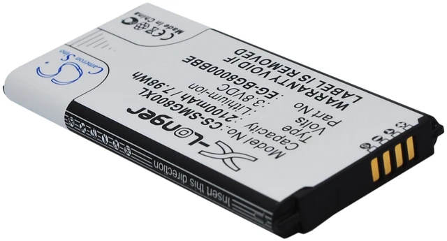Alt view image 3 of 5 - Estry Battery Replacement for SM-G800 S5 Dx SM-G800H SM-G800F SM-G800R4 S5 Mini SM-G800Y EG-BG800BBE EB-BG800BBE EB-BG800CBE
