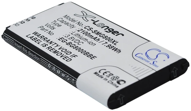 Alt view image 2 of 5 - Estry Battery Replacement for SM-G800 S5 Dx SM-G800H SM-G800F SM-G800R4 S5 Mini SM-G800Y EG-BG800BBE EB-BG800BBE EB-BG800CBE