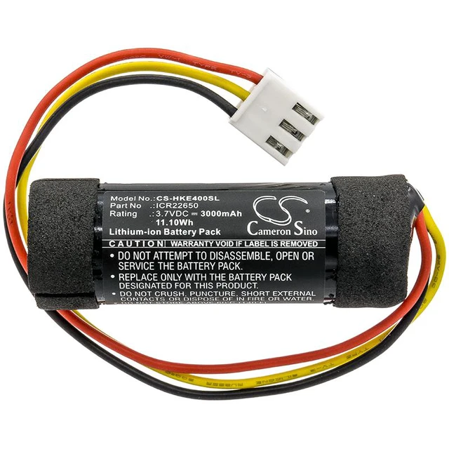 Alt view image 3 of 4 - Estry Battery Replacement for Harman/Kardon Onyx 4 Onyx studio 4 ICR22650