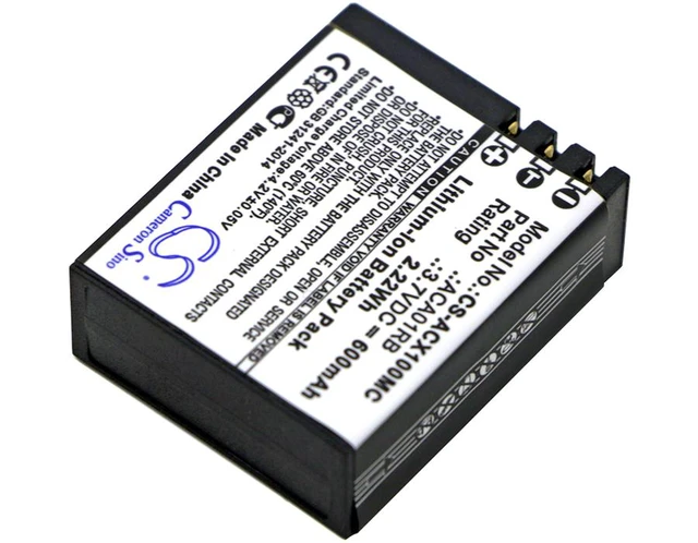 Alt view image 2 of 3 - Estry Battery Replacement for ACTIVEON CX Gold CX HD CX ACA01RB