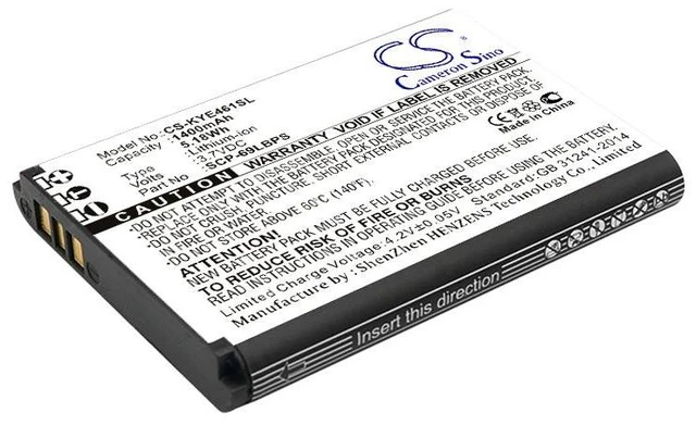 Main image of Estry Battery Replacement for ky E4281 DuraXV LTE E4710 DuraXTP E4610 E4520 SCP-69LBPS
