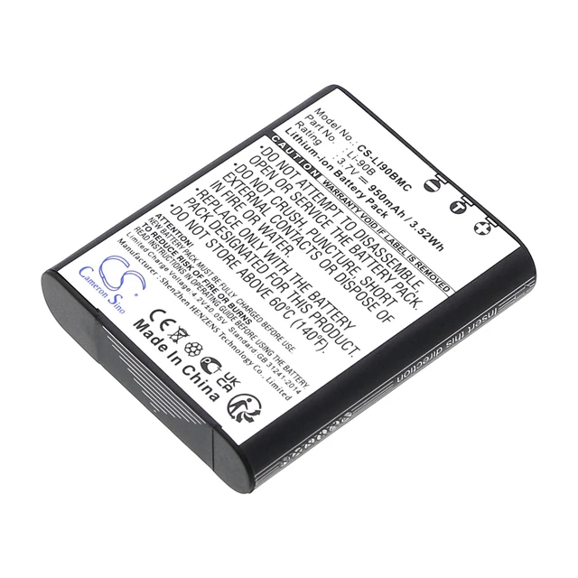 Main image of Estry Battery Replacement for TG-1 Powers Stylus SP-100 TG-6 Stylus XZ-2 TG-5 Tough TG-2 Tough TG-2 his Tough TG-1 TG-2 Stylus XZ-2 iHS TG-7 Tough TG-1 iHS DS-9000 TG-3 Tough TG-3 Li-90B LI-92B