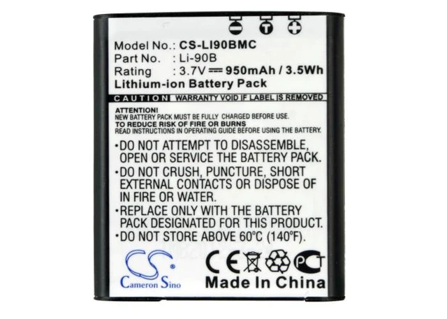 Alt view image 5 of 5 - Estry Battery Replacement for TG-1 Powers Stylus SP-100 TG-6 Stylus XZ-2 TG-5 Tough TG-2 Tough TG-2 his Tough TG-1 TG-2 Stylus XZ-2 iHS TG-7 Tough TG-1 iHS DS-9000 TG-3 Tough TG-3 Li-90B LI-92B
