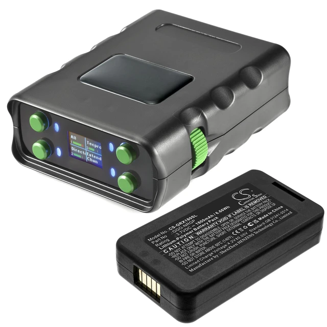 Alt view image 4 of 4 - Estry Battery Replacement for Green-GO WBPX Wireless Beltpack GGO-NRGP
