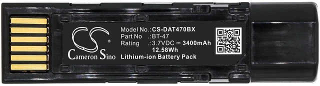 Alt view image 3 of 4 - Estry Battery Replacement for Datalogic Gryphon 4500 GBT4500 GM4500 128004721 RBP-GM45 BT-47 TW18050652