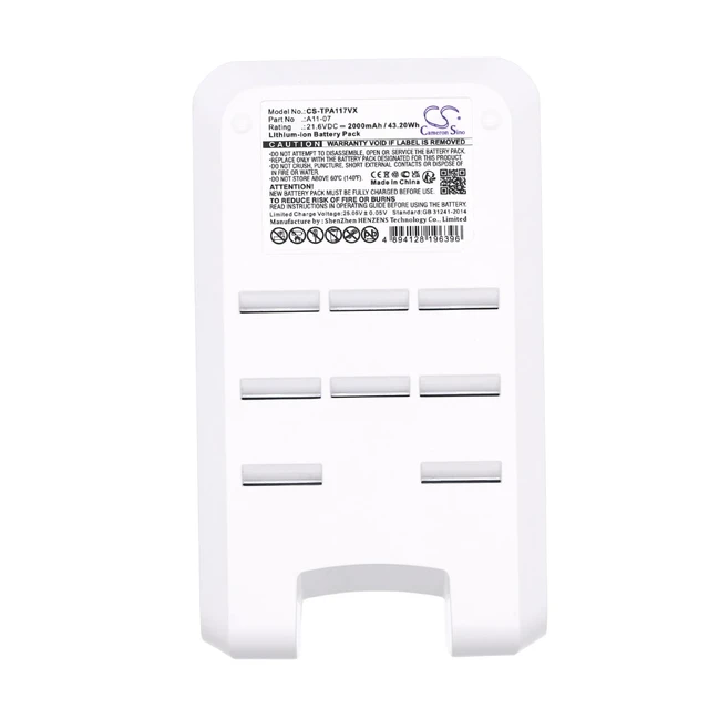 Alt view image 5 of 5 - Estry Battery Replacement for A11 Hero A11 Tango A11 Hero EX A11 Hero PWRHERO A11-07
