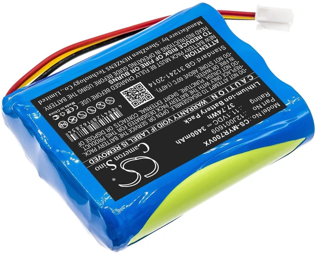 Alt view image 2 of 5 - Estry Battery Replacement for Moneual Everybot RS700 Everybot RS500 12J001609