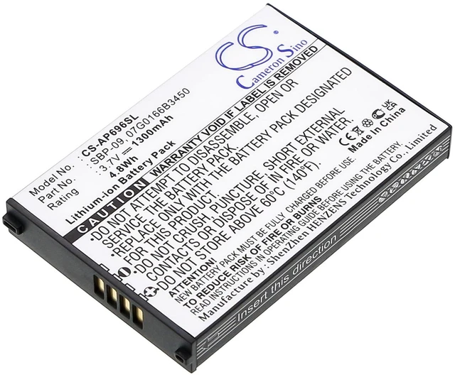 Main image of Estry Battery Replacement for as Mypal A626 MyPal A686 Mypal A696 07G0166B3450 SBP-09