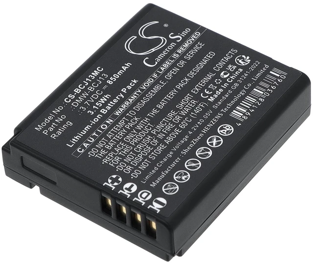 Main image of Estry Battery Replacement for D-LUX5E D-LUX6 V-LUX 3 D-LUX5 V-LUX 2 BP-DC9 18719 BP-DC9E BP-DC9U 18720