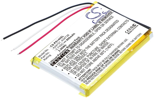 Main image of Estry Battery Replacement for GoGear SA6044 GoGear SA6087 GoGear SA6037 GoGear SA6045 GoGear SA6145 978733201021 A24738 A24737