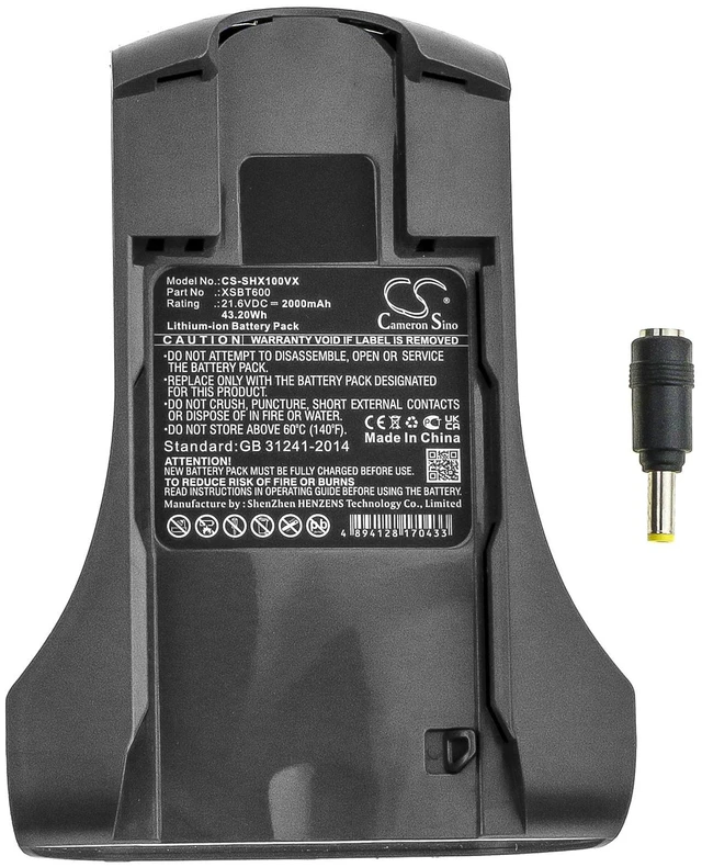 Alt view image 5 of 5 - Estry Battery Replacement for Shark X1 X3 X2 XSBT600