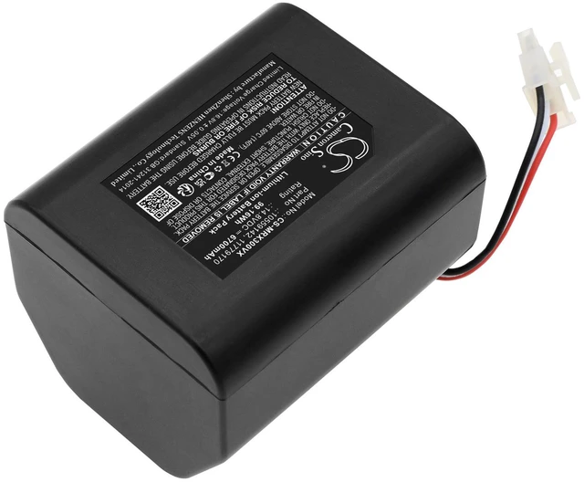 Alt view image 2 of 5 - Estry Battery Replacement for Miele Scout RX3 Scout RX2 11779170 10559142