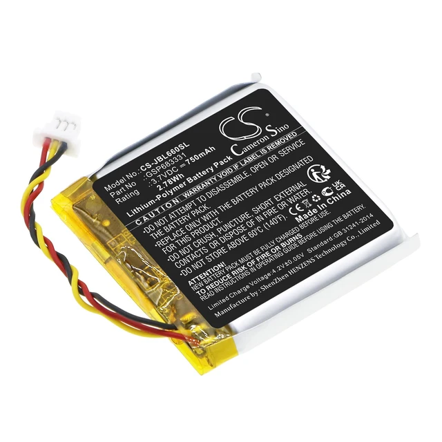 Alt view image 2 of 5 - Estry Battery Replacement for Live 660NC Live 660 GSP683331