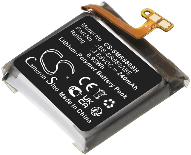 Main image of Estry Battery Replacement for SM-R880NZSCXAA Watch 4 40mm EB-BR880ABE EB-BR880ABY GH43-05068A EB-BR860ABY