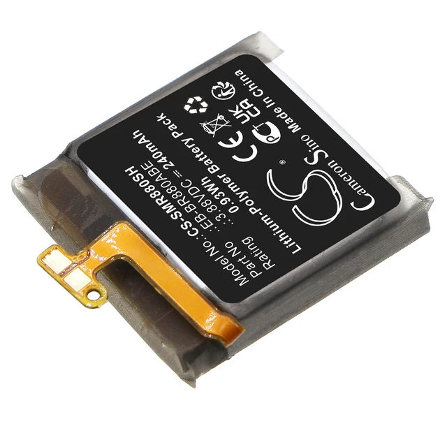 Alt view image 2 of 4 - Estry Battery Replacement for SM-R880NZSCXAA Watch 4 40mm EB-BR880ABE EB-BR880ABY GH43-05068A EB-BR860ABY