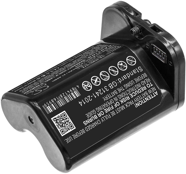 Alt view image 2 of 5 - Estry Battery Replacement for IR M611020 ADD-N1 M612880 M612680 Jet M6 M6 Ultimate Robot Mop M614480 M611020 4650149 ALB-C ABL-C