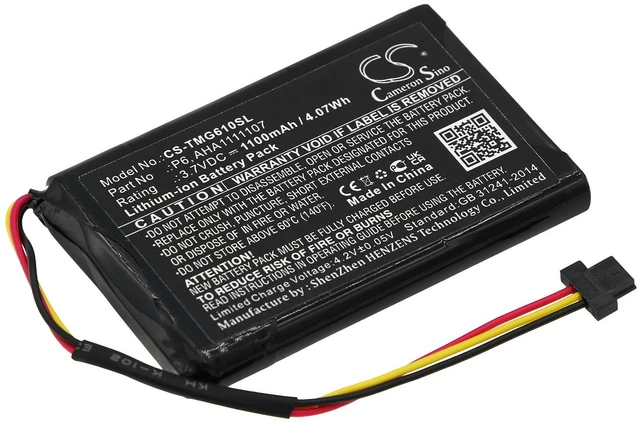 Main image of Estry Battery Replacement for Navigator 6 Go 610 4FA60 Go Essential Go 620 P6 AHA1111107
