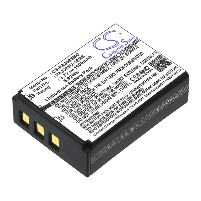 Main image of Estry Battery Replacement for Camileo X400 Camileo X416 HD Camileo X200 PA3985U-1BRS PA3985