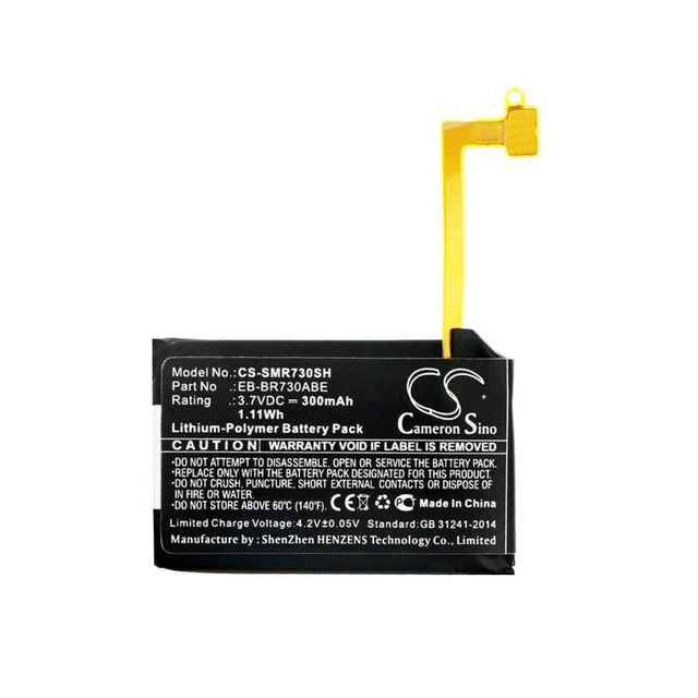 Alt view image 3 of 4 - Estry Battery Replacement for Gear S2 3G SM-R735 SM-R730A SM-R730T SM-R730V SM-R730 SM-R730S Gear S2 3G GH43-04538B EB-BR730ABE