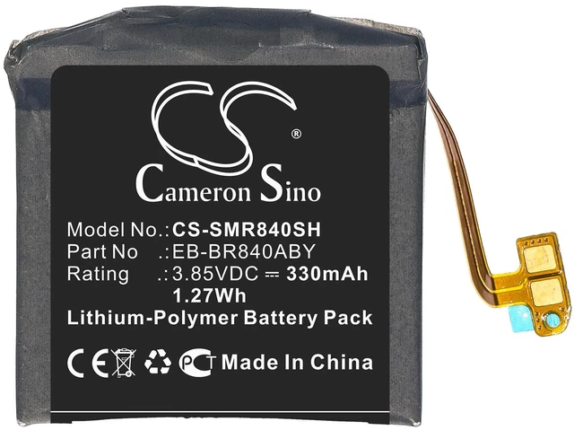 Alt view image 3 of 5 - Estry Battery Replacement for Watch3 45mm SM-R845 SM-R840 EB-BR840ABY GH43-05011A