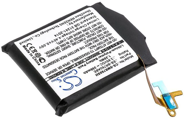 Alt view image 2 of 4 - Estry Battery Replacement for Gear S3 classic LTE Gear S3 Frontier Gear S3 Classic SM-R765 SM-R770 SM-R760 Gear S3 Frontier SM-R760 Gear S3 frontier LTE EB-BR760 EB-BR760ABE
