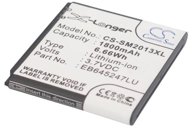 Alt view image 2 of 5 - Estry Battery Replacement for GT-B9388 SCH-W2013 EB645247LL EB645247LU