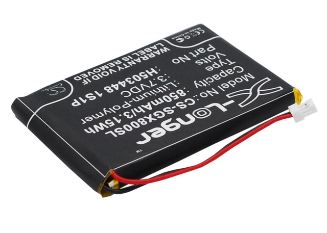 Alt view image 2 of 5 - Estry Battery Replacement for SkyGolf SkyCaddie Aire 2 SkyCaddie Aire SkyCaddie Aire II X8F H503448 1S1P
